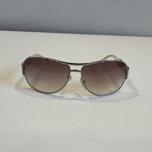 Marc Jacobs Silver and Brown Sunglasses